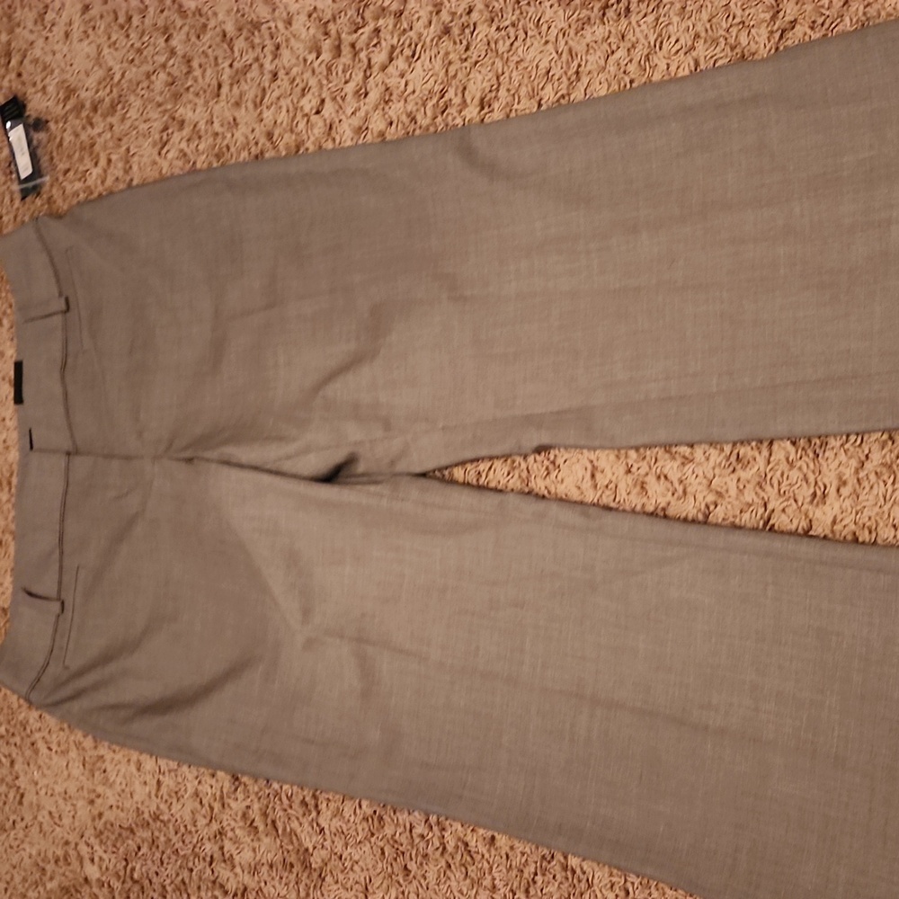 NWT Apt. 9 Heather Taupe Trousers Size 16 Short - Picture 9 of 9